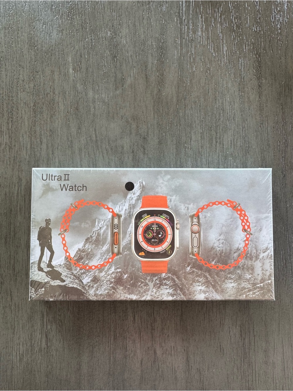 Ultra 2 Smart Watch Orange Band 49mm Watch Style Fitness Tracker Sealed New